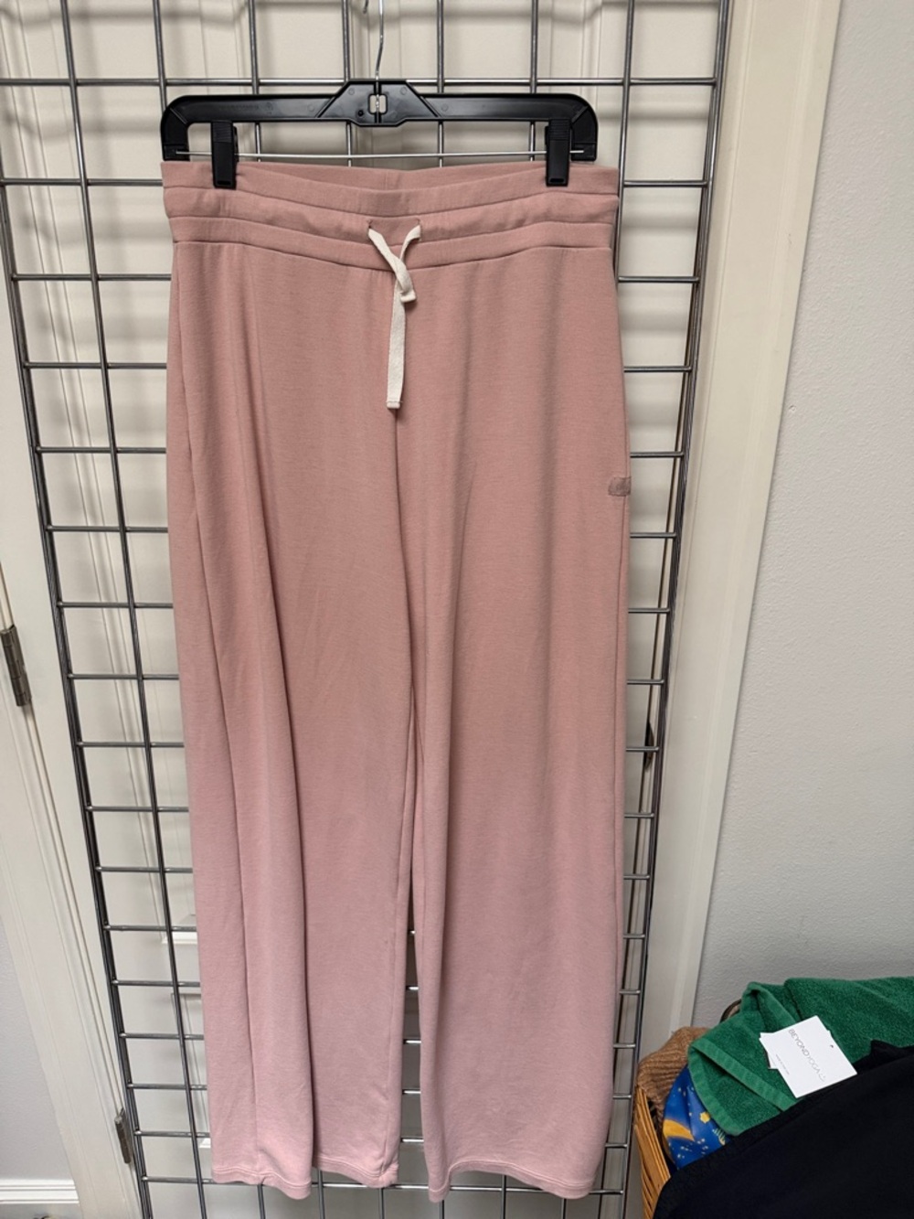 Glyder Dusty Rose Wide-Leg Drawstring Track Pants